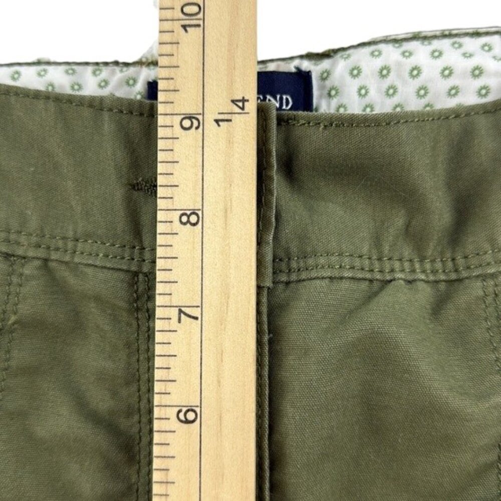 Lands' End Pants Cargo Lined Mid Weight Green Women's Size 8 - Picture 6 of 10